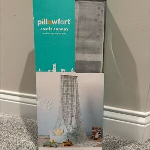 Pillowfort Gray Brick Castle Canopy
